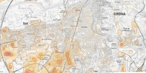Es publica la cartografia termogràfica i de les illes de calor de les comarques gironines